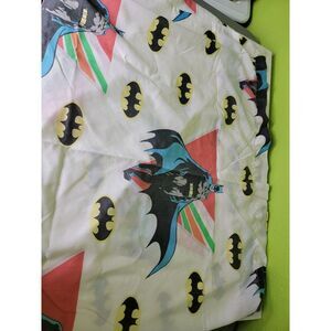 Vintage 1989 Batman DC Comics Twin Sheet Cloth Fabric Top Flat‎ 1980s Vtg